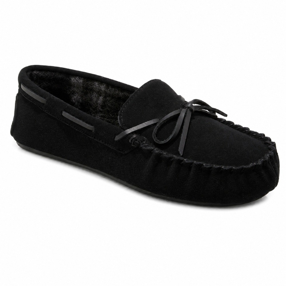 Men's Topher Moccasin Slippers by Goodfellow & Co Black Size 11 New With Tags